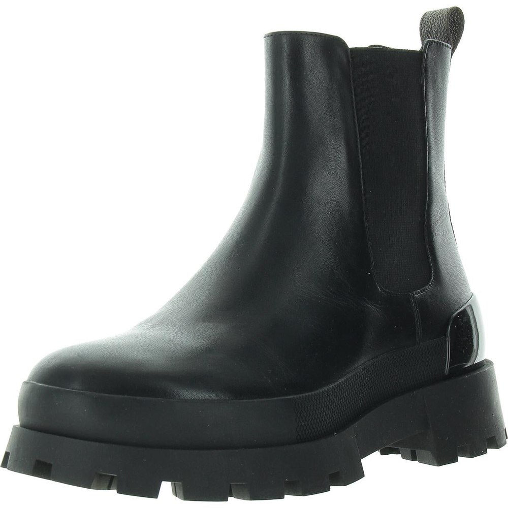 Rowan Lugged Sole Leather Chelsea Boots