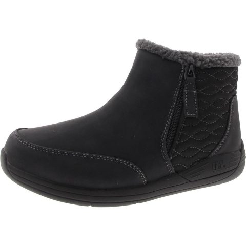 Tabby Faux Fur Faux Leather Shearling Boots