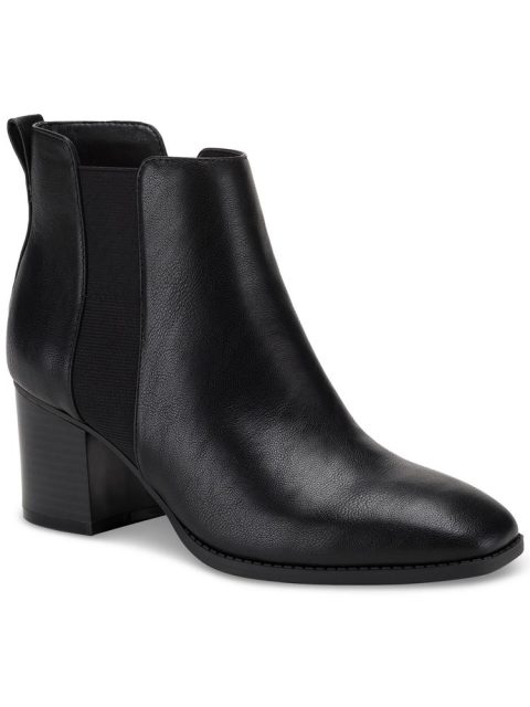 Aloraa Womens Faux Leather Zipper Booties