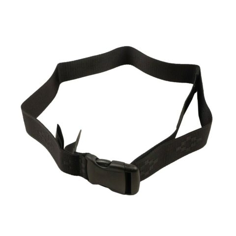 Black Logo Buckle County Belt