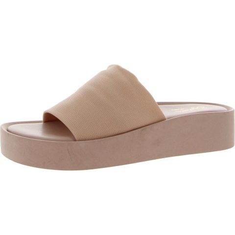 Catamaran Open Toe Slip On Platform Sandals