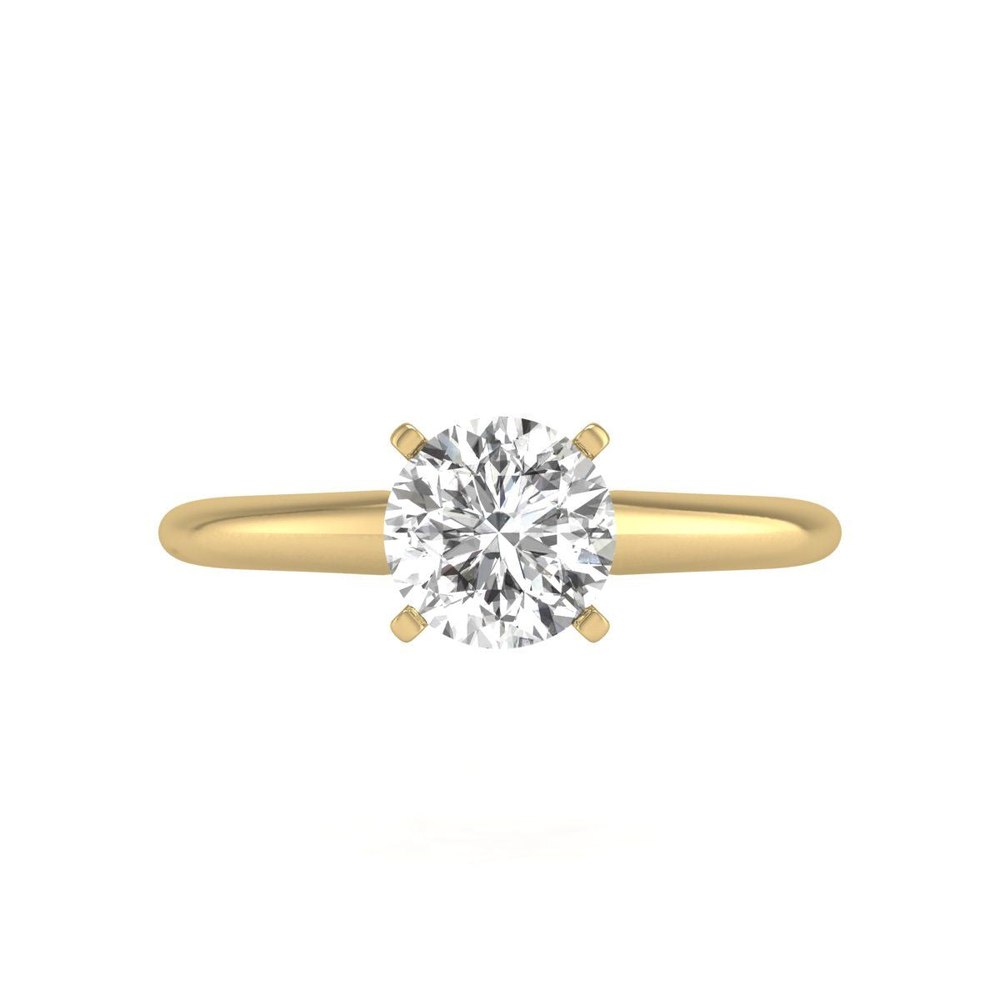 Diana M Lab 14KT YG 1ct TW LGD 4PRONG SOLITAIRE RING
