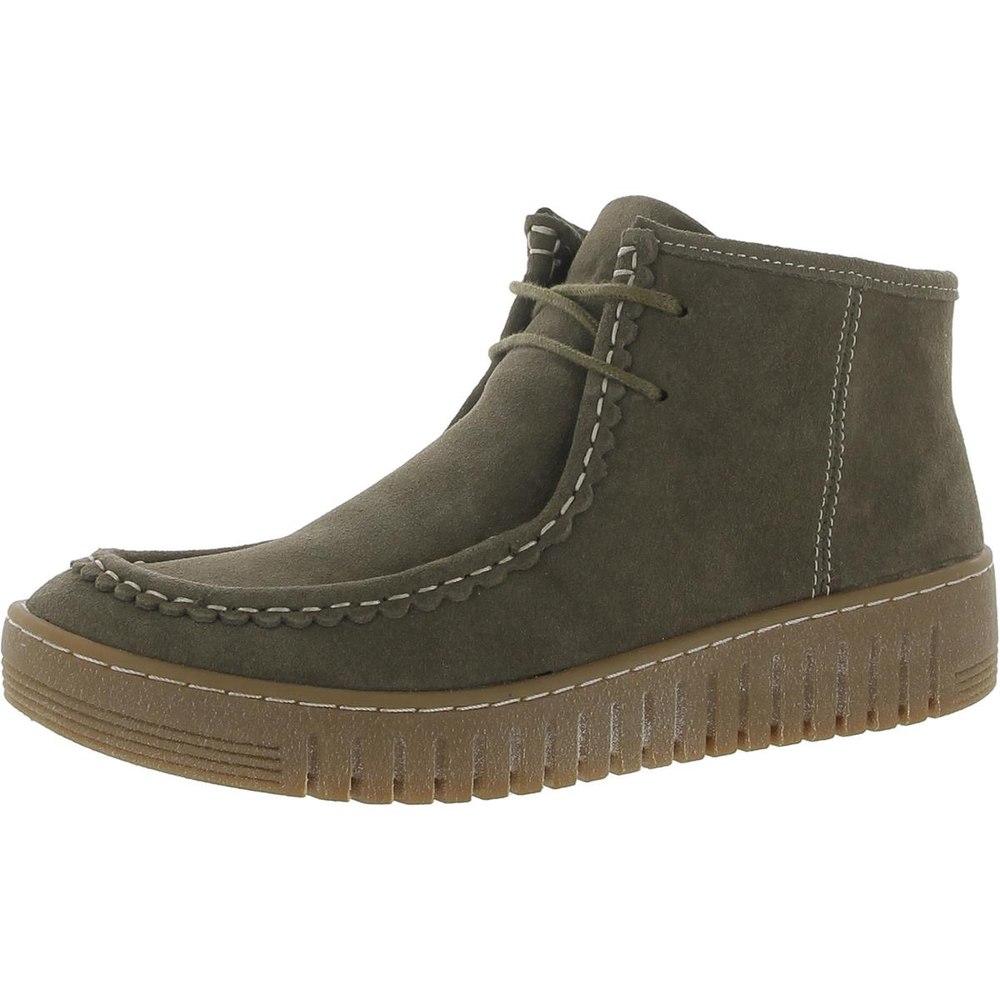 Holland Suede Lug Sole Ankle Boots