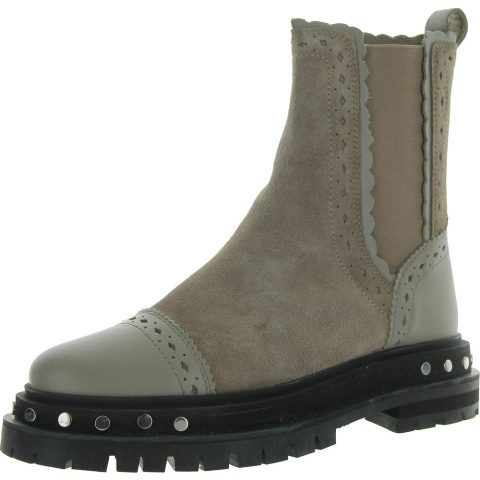 TATE BOOT Leather Round toe Chelsea Boots