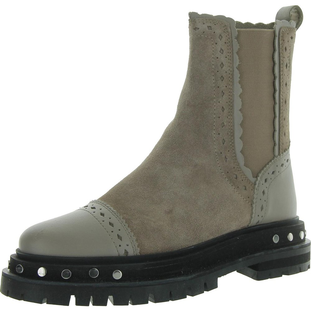TATE BOOT Leather Round toe Chelsea Boots