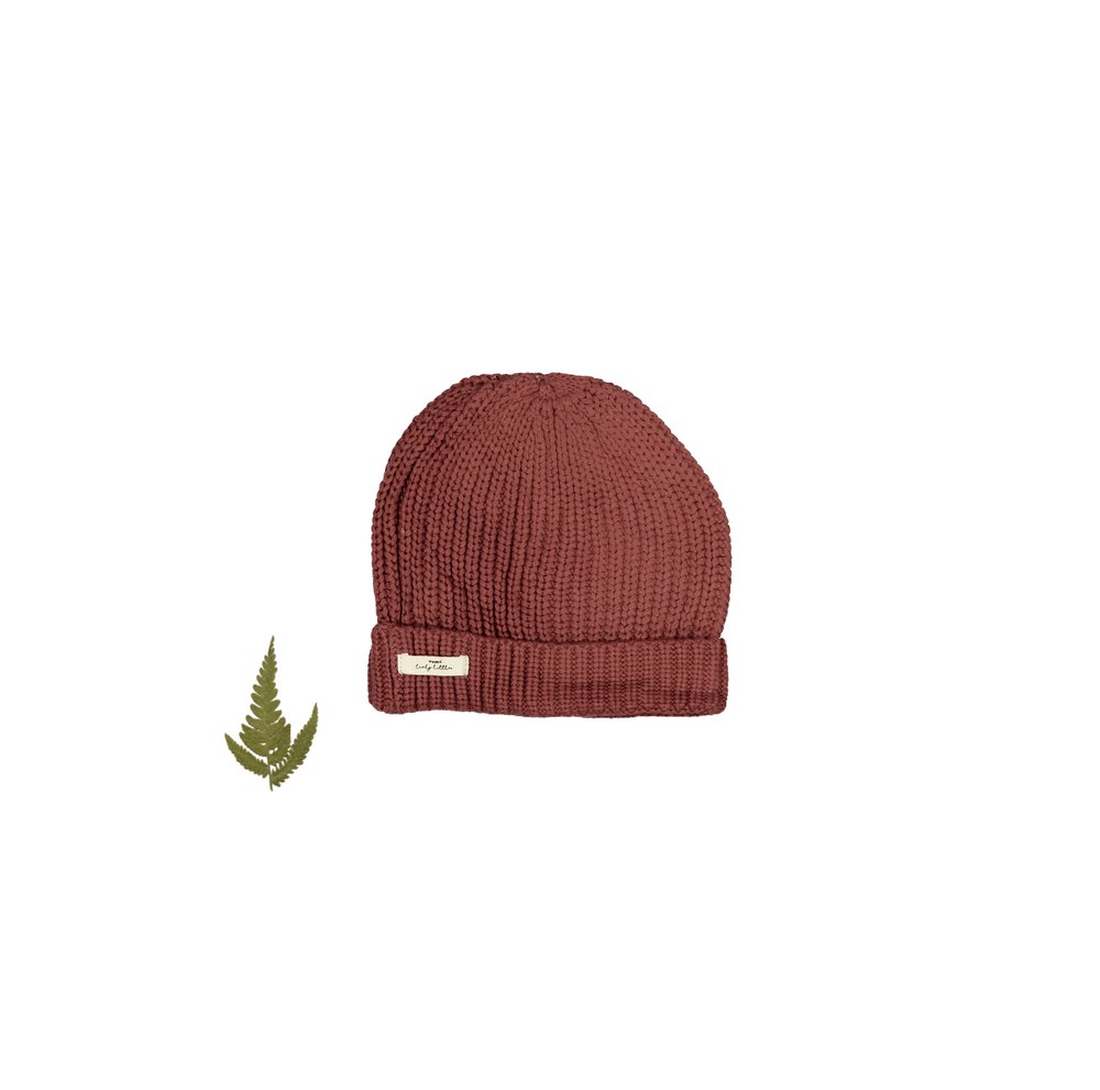 The Chunky Knit Hat – Rosewood