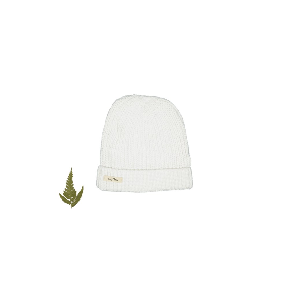 The Chunky Knit Hat – White