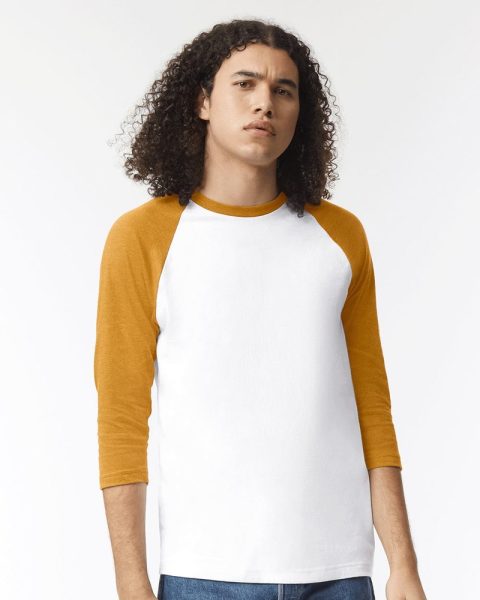 American Apparel Unisex CVC Raglan Tee