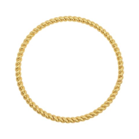 Rope Bangle Bracelet gold