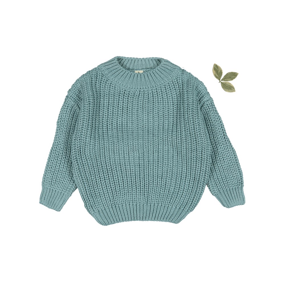 The Chunky Knit Sweater – Ocean