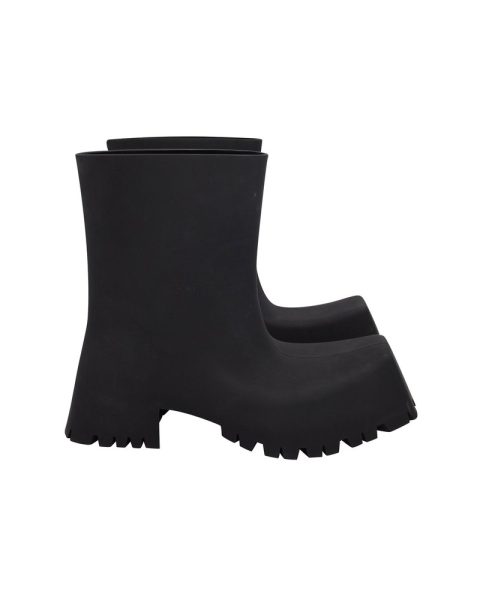 Balenciaga Trooper Boots in Black Rubber 7733671231548