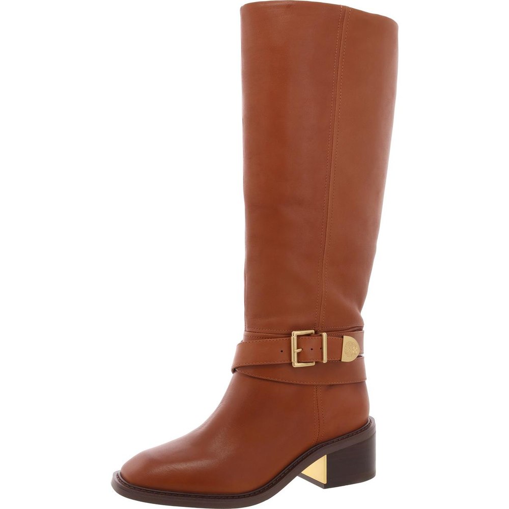 Gini 2 Wide Calf Faux Leather Knee-High Boots
