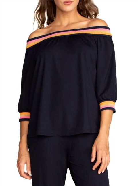 Beach Top In Navy