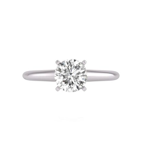 Diana M Lab 14KT WG 1ct TW LGD 4PRONG SOLITAIRE RING