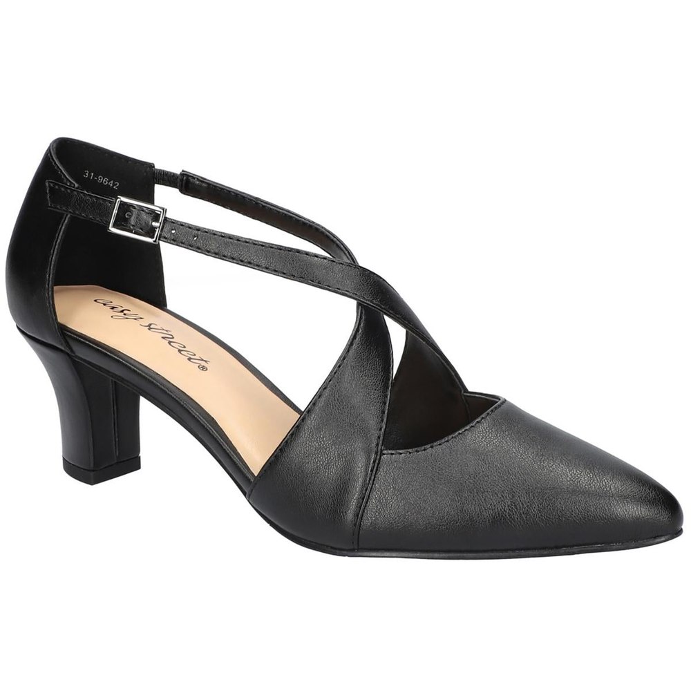 Elegance Faux Leather Pointed Toe Pumps