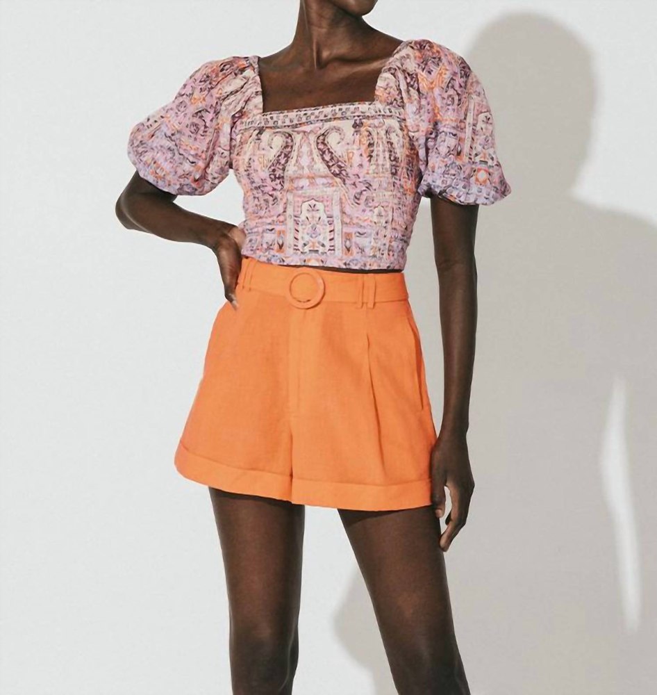 Oscar Short In Tigrlily Orange 7733723791420