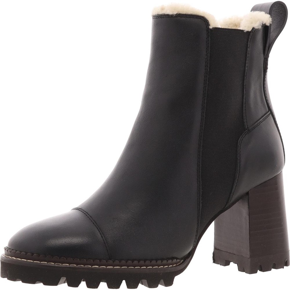 Faux Fur Chelsea Boots