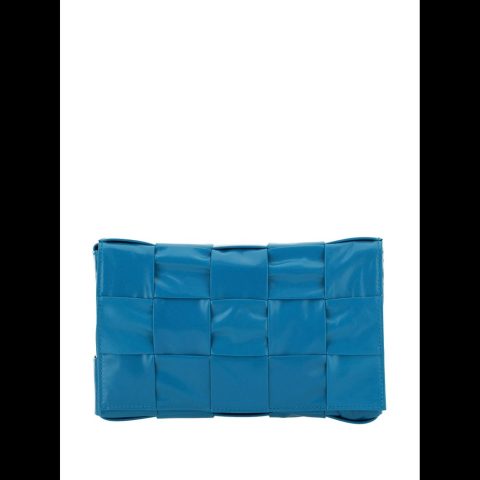 Bottega Veneta Cassette Shoulder Crossbody Bag Calfskin Leather