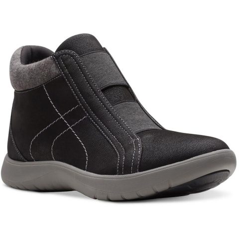 Slip On Laceless Ankle Boots