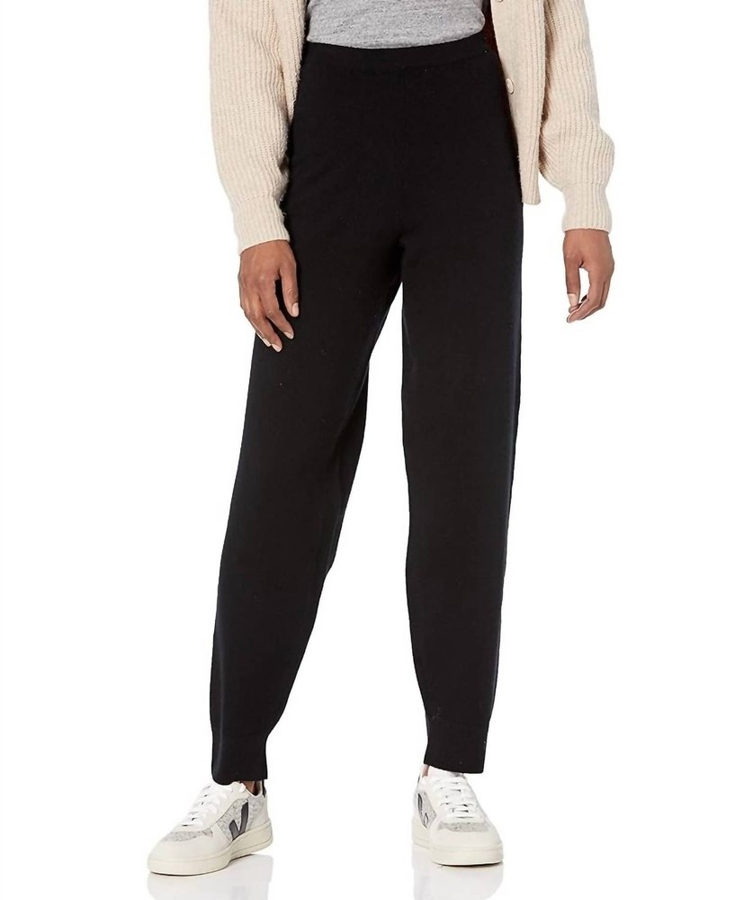 Wool Cashmere Jogger In Black 7733791555644