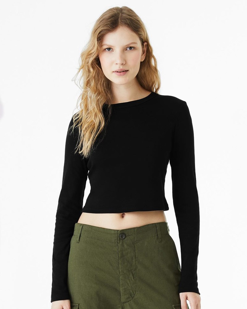 BELLA + CANVAS Women’s Micro Rib Long Sleeve T-Shirt