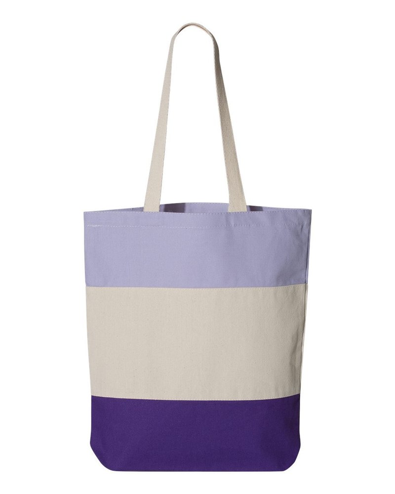 Q-Tees Tri-Color Tote