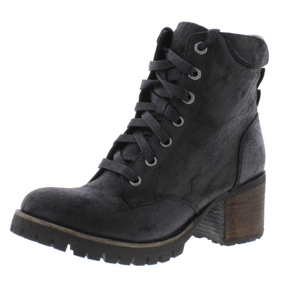 Glinda Faux Leather Dressy Ankle Boots