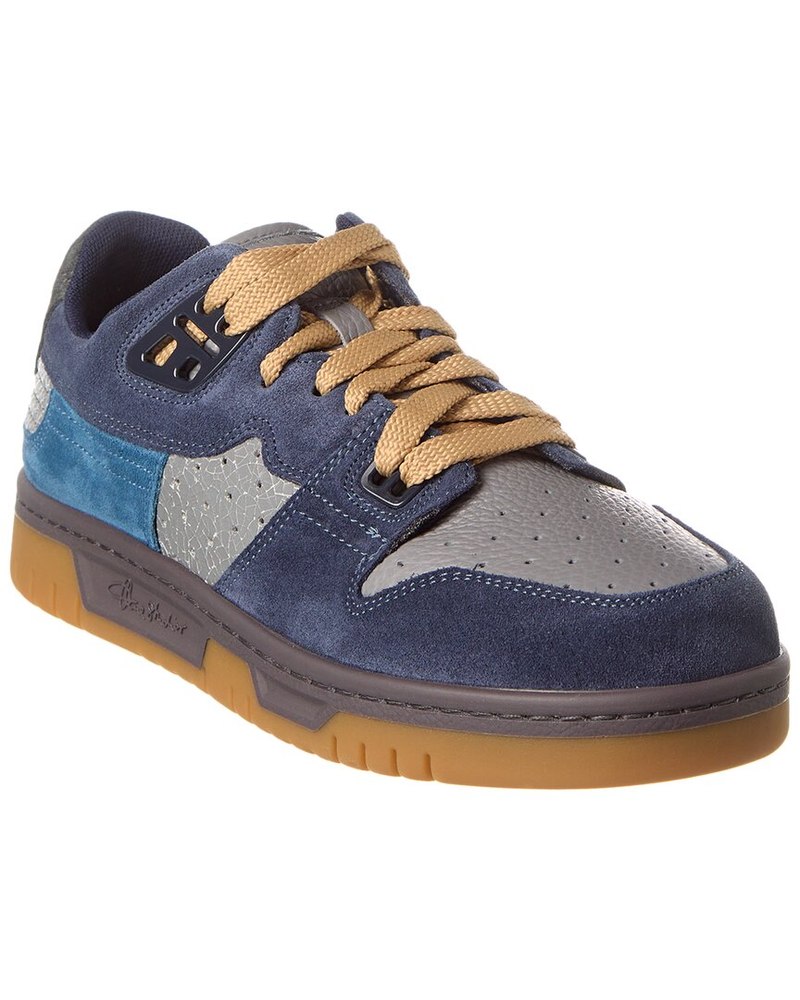 Acne Studios Low Fuzzy Leather & Suede Sneaker 7733822193724