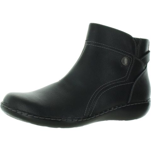 ASHLAND MABEL Leather Zipper Ankle Boots