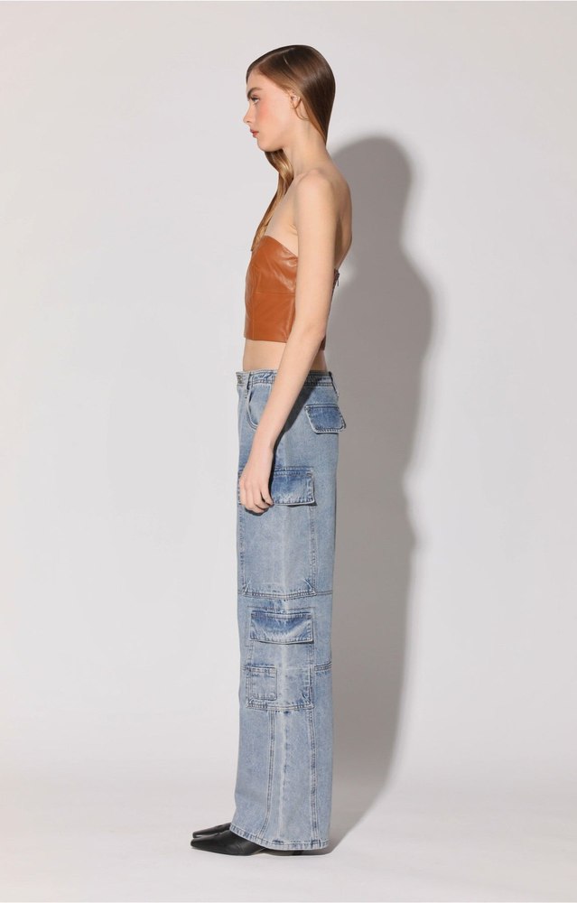 Tanvi Top, Camel – Leather