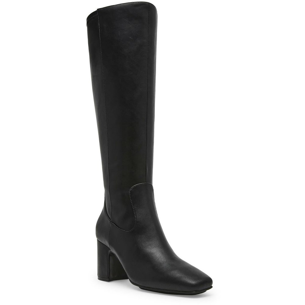 Toronto Wide Calf Faux Leather Knee-High Boots