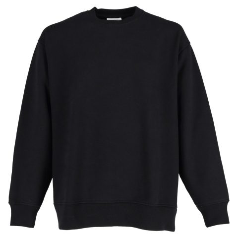 Acne Studios Crewneck Sweatshirt in Black Cotton 7748634837052