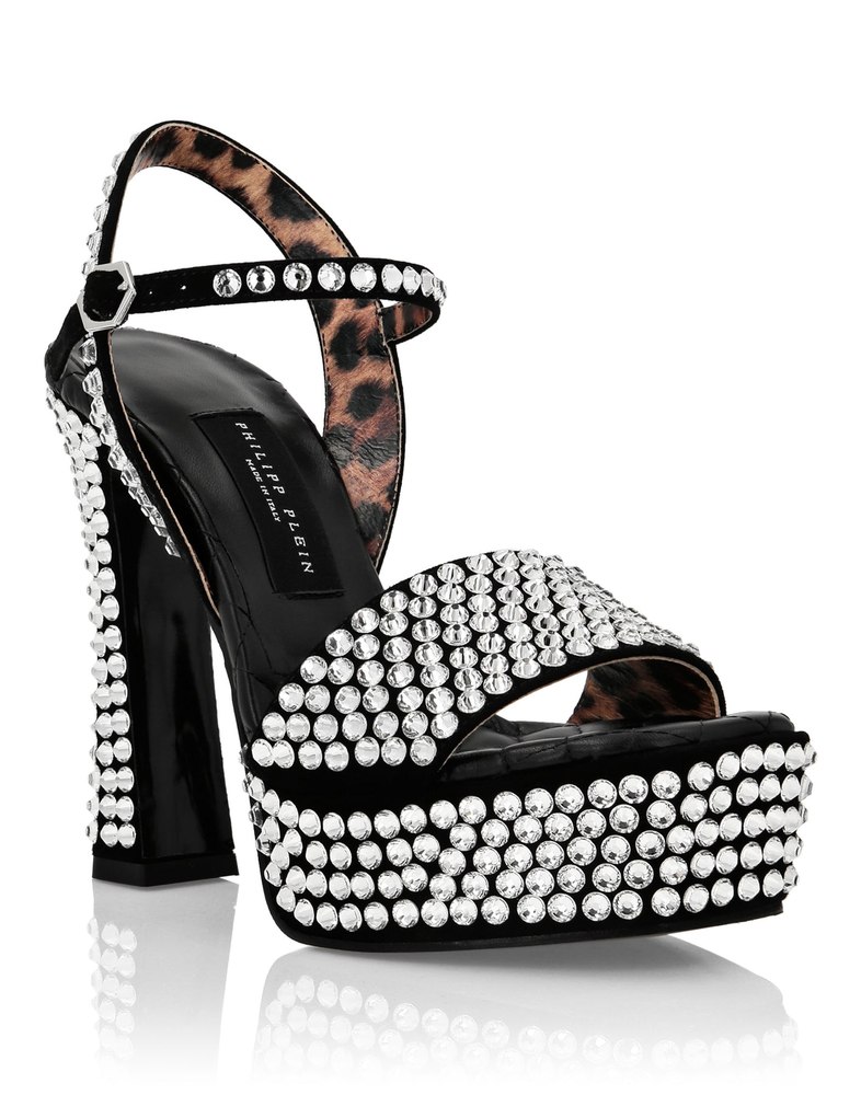 Strass Platform Sandals