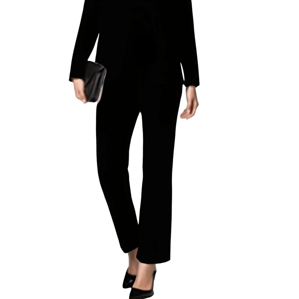 High-Rise Straight Leg Pants