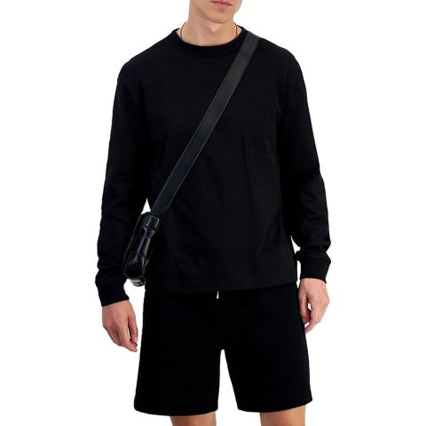 Solid Crew Neck T-Shirt