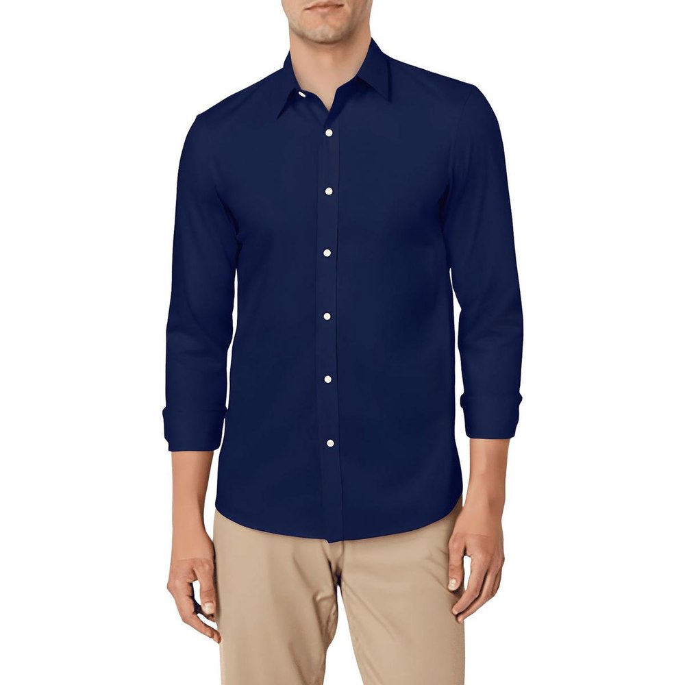 Twill Stretch Button-Down Shirt