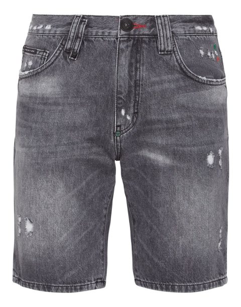 Denim Capri Shorts
