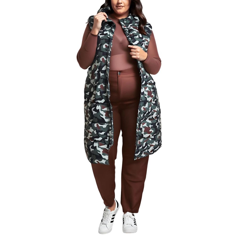 Plus Ombre Long Outerwear Vest