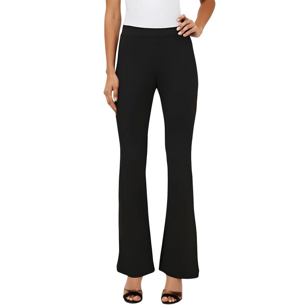 Plus Flare Leg High Rise Trouser Pants
