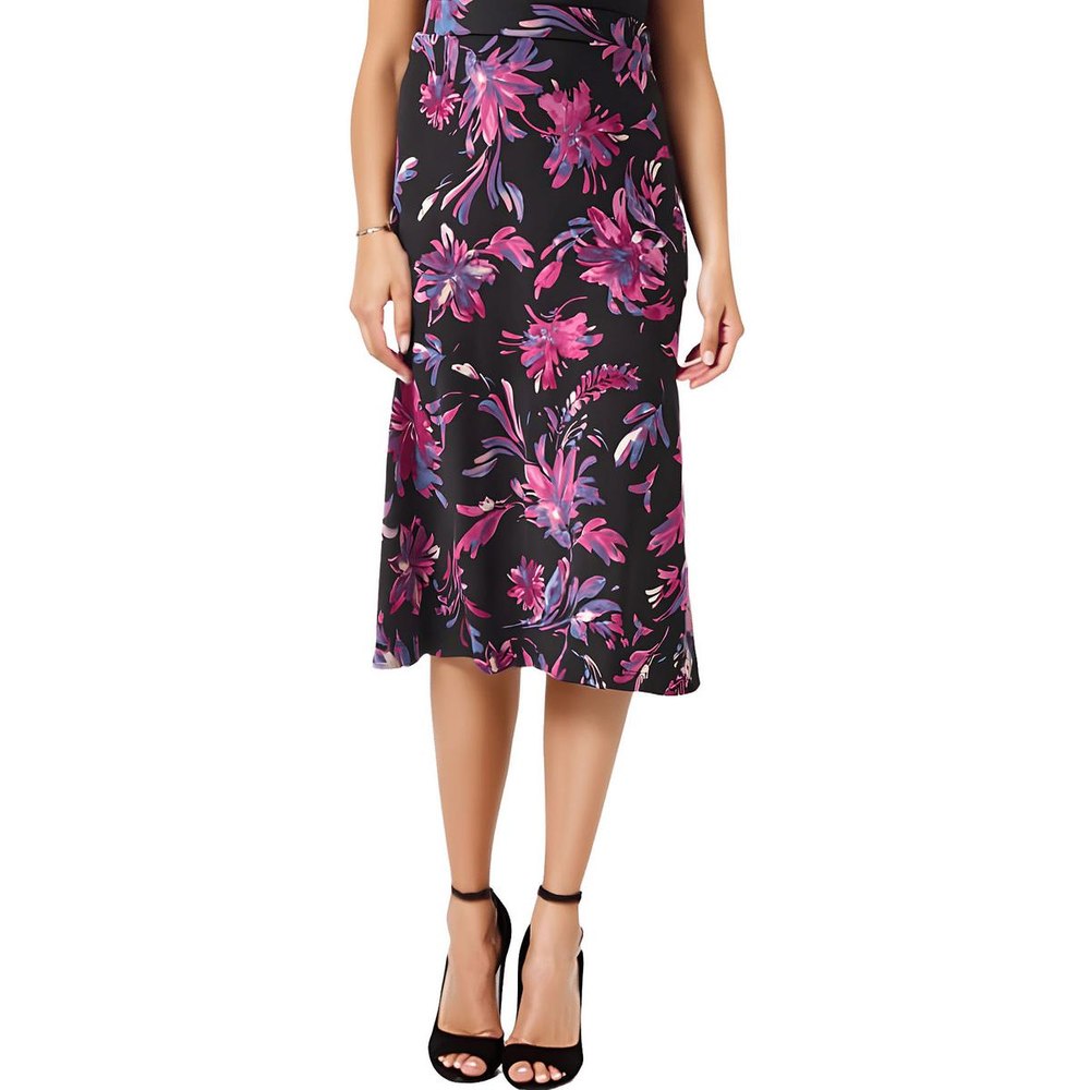 Printed Midi Skirt