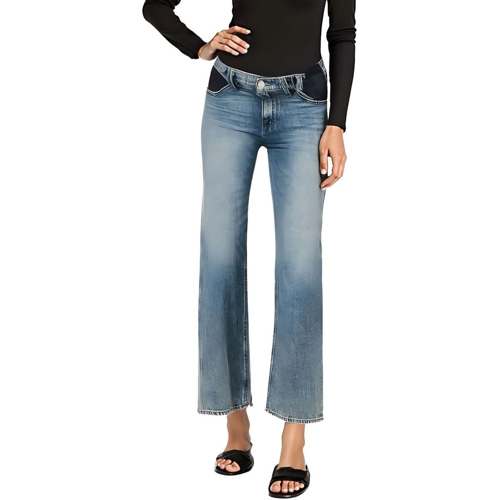 Rosie Stretch Denim Wide Leg Jeans