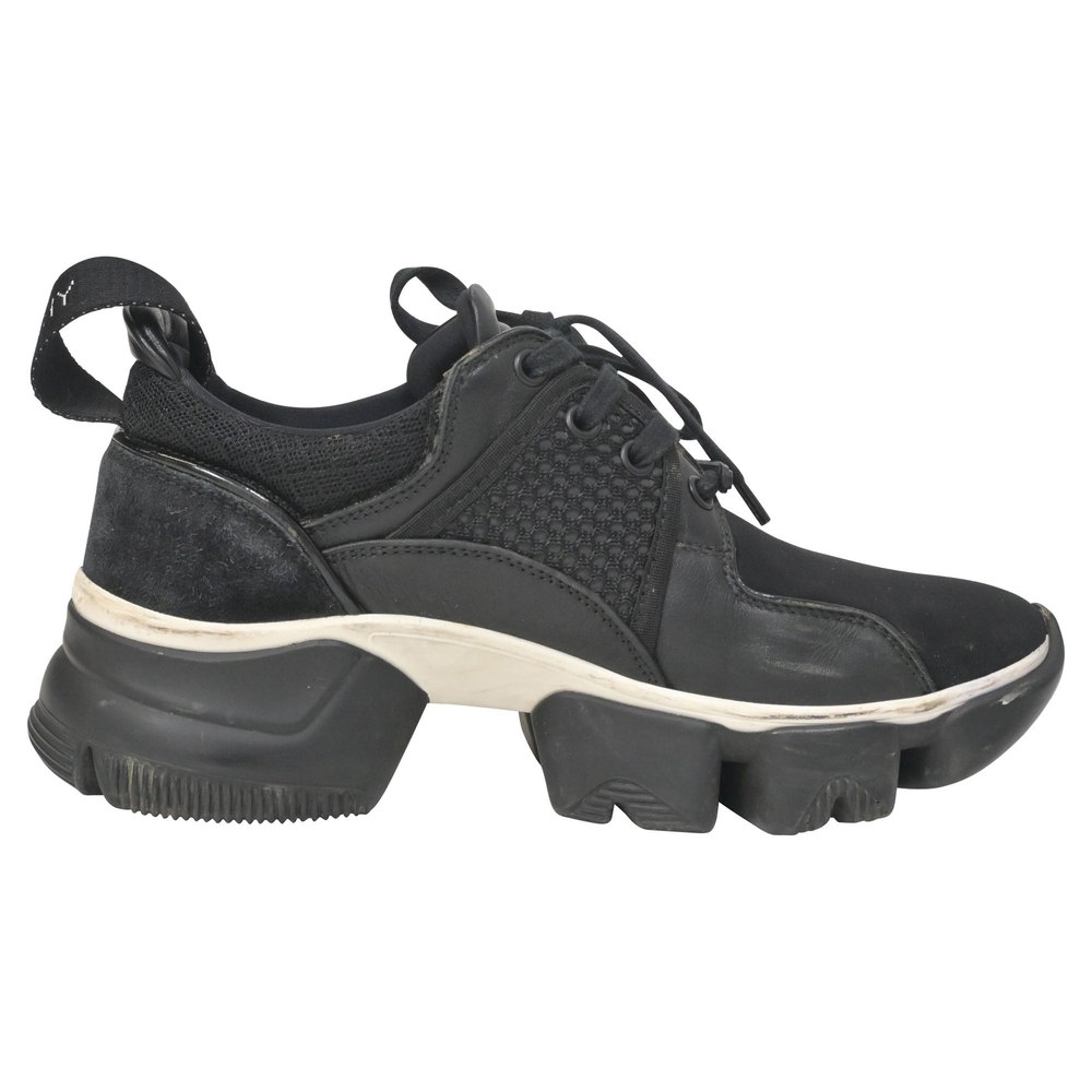 Givenchy Jaw Low Top Chunky Sneakers in Black Leather 7748686970940