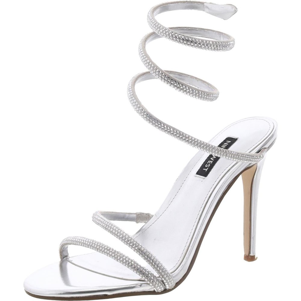 Maskil 2 Rhinestone Ankle Strap Heels