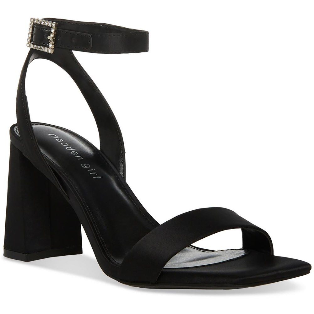Winnii Satin Block Heel