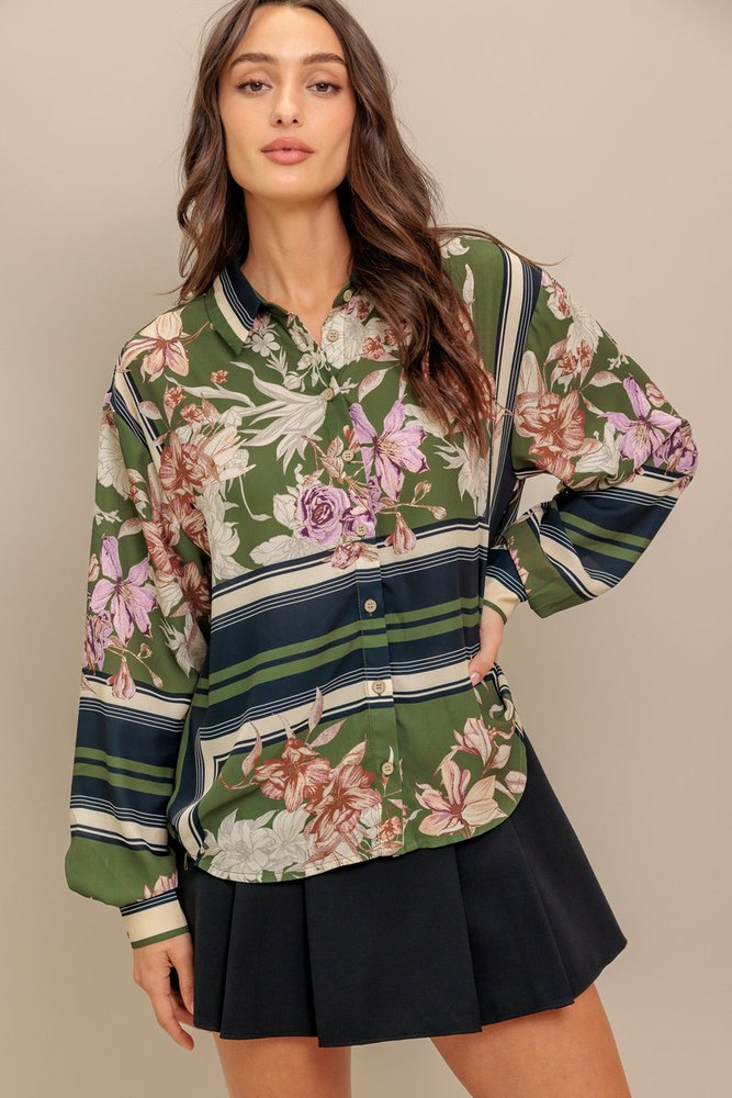 GARDEN CLUB WOVEN TOP