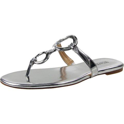 CLAUDIA O-Ring Leather Thong Sandals