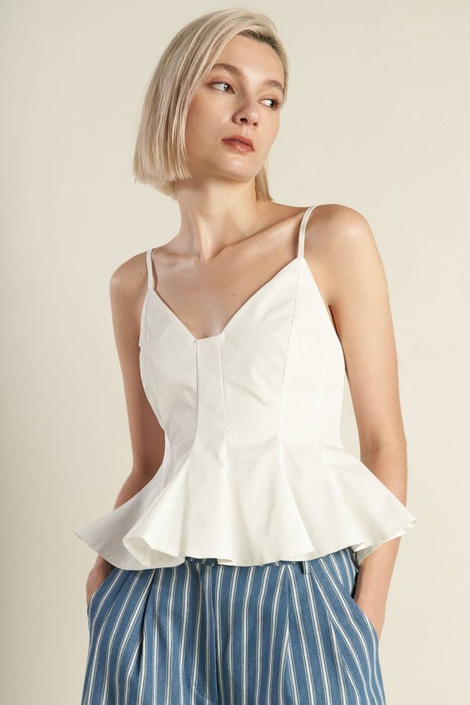 IT’S PERFECT TIMING WOVEN CAMI TOP