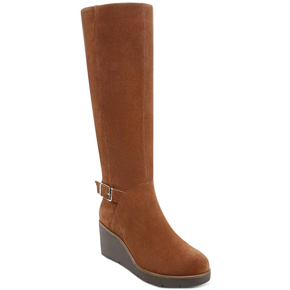 Atlinaa Suede Tall Knee-High Boots