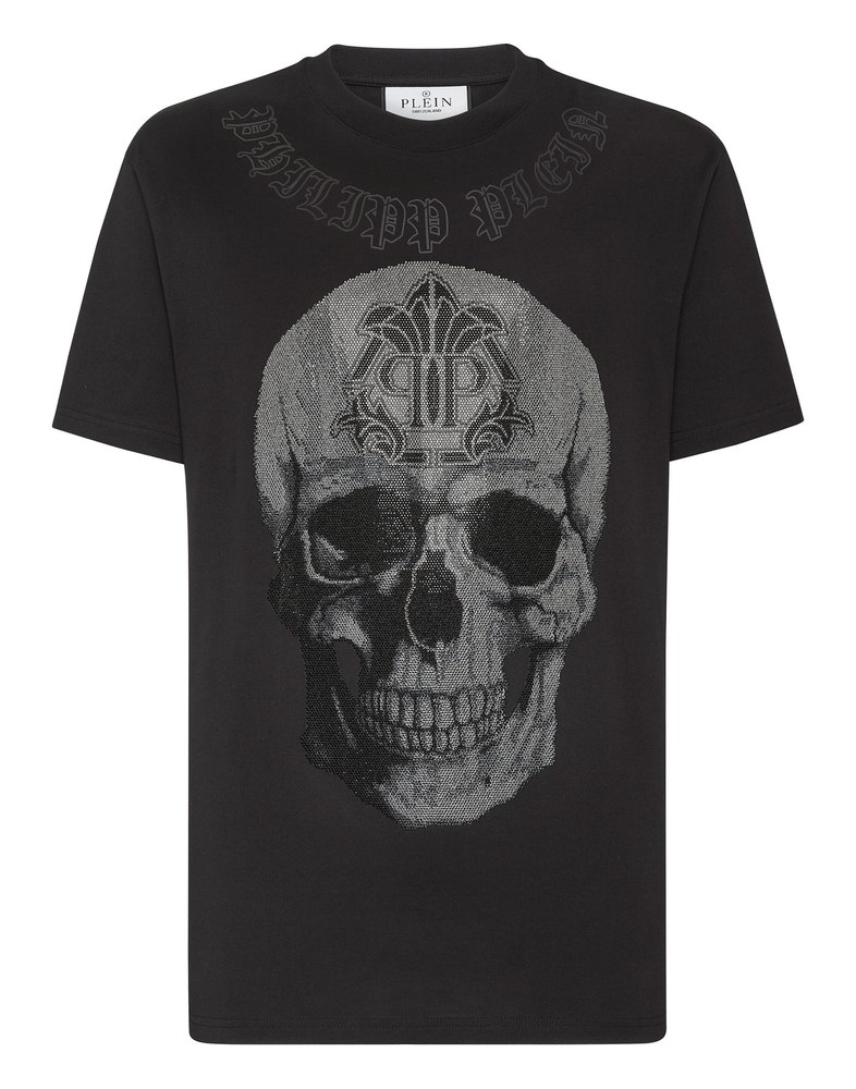 T-shirt Round Neck SS Gothic Banner