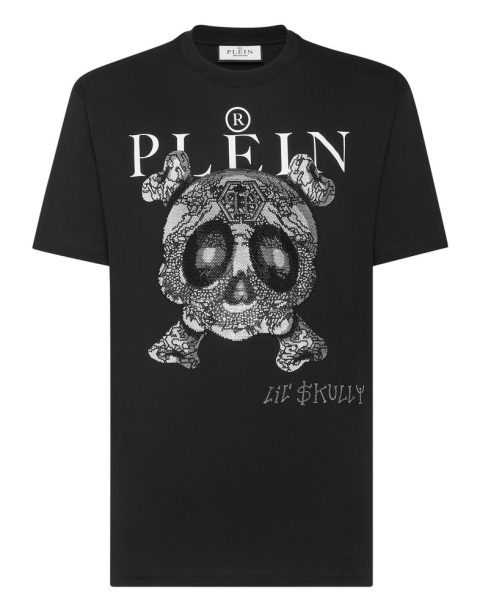 T-shirt Round Neck SS Monsters with Crystals